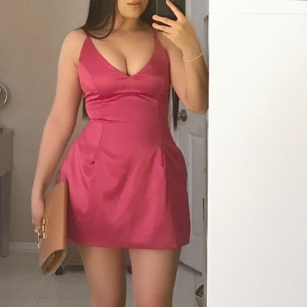 Mini Hot Pink Selena Dress